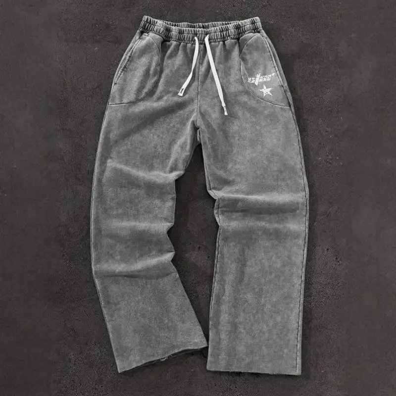 

New Men's Casual Pants High Waist Straight Leg Paratrooper Sle Neutral Fit Other Fabric 00% Other Material Winter Collection