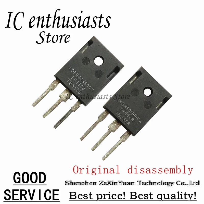 5PCS-20PCS IXGH60N60C2 IXGH60N60 600V 75A TO-247 Original disassembly