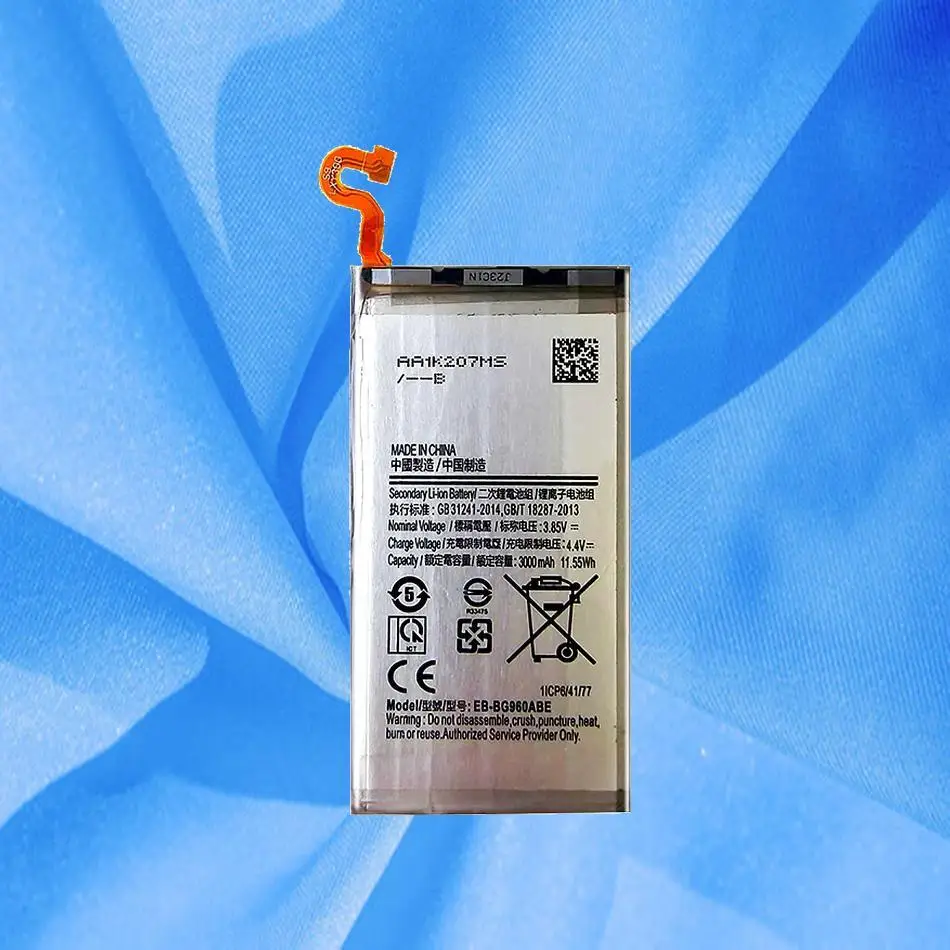 

3000Mah High Performance Mobile Phone Battery For Samsung Galaxy S9 G9600 SM-G960F SM-G960 G960F G960 EB-BG960ABE Fast Charging