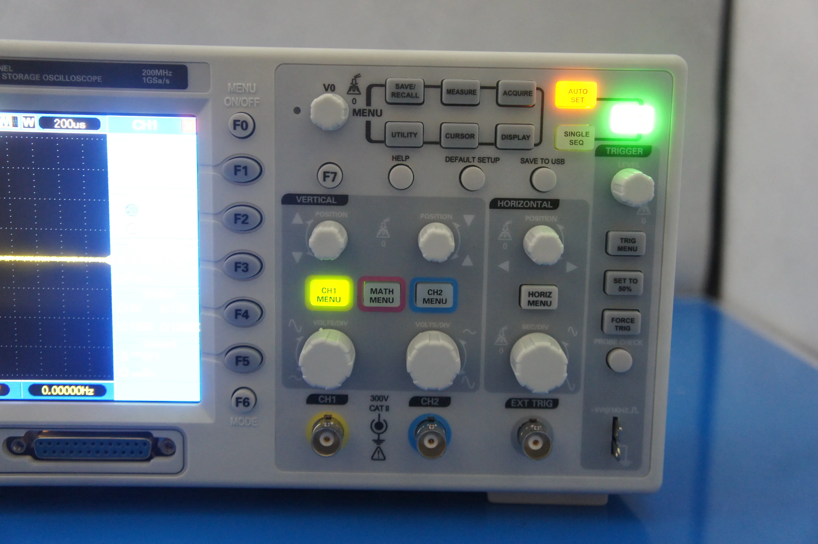 Hantek-オシロスコープロジックアナライザー,2in 1, 200mhz,2 ch,1 gsas,16ch,800x480,mso5202d