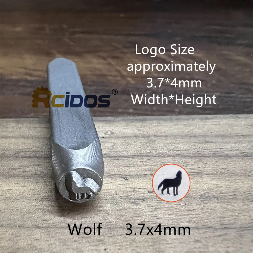 RCIDOS 3/4mm jeleń/wilk/wiewiórka/królik/solidna stopa projekt biżuteria metalowa znaczki, DIY bransoletka znaki foremka szablon, 1 sztuk cena