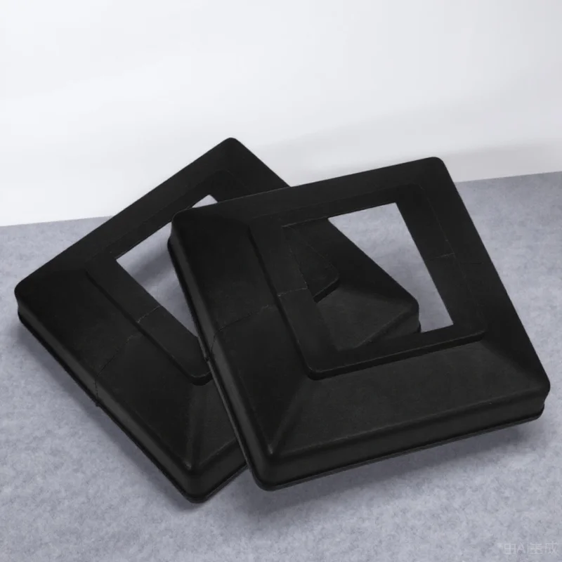 

6Pcs Deck Post Base Cover Split Style Decorative Fence Post Skirt Replacement Railing Base Cap for Garden Patio Outdoor Use