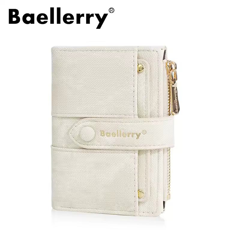 Baellerry New Fashion Women Short Wallets Zipper Coin Bags Top Quality Female Purse Coin Pocket Women's Detachable Card Clip - Image 4