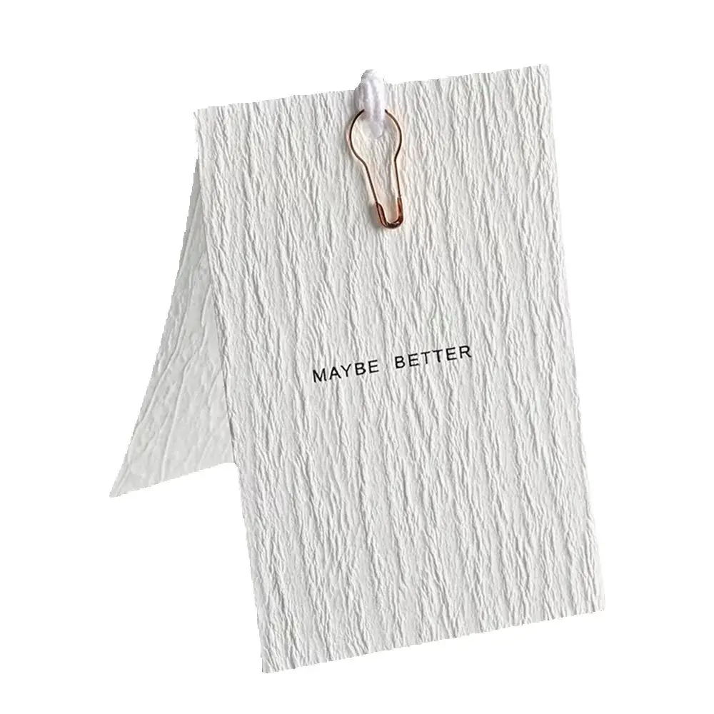 Custom Luxury Logo Card | Eco-Friendly Paper Label | Recyclable Business Design Card - Detail 1