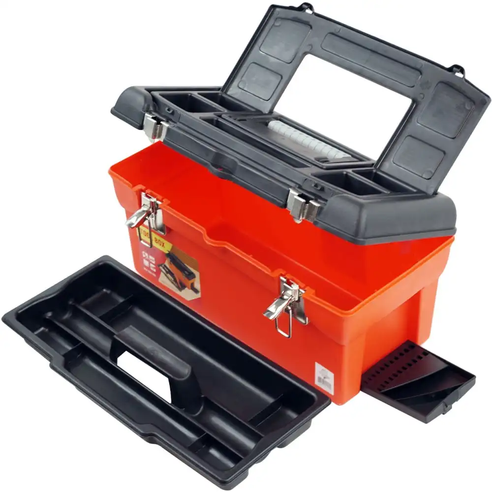 

16.5" Utility Tool Box - 7 Compartments & Tray by Stalwart