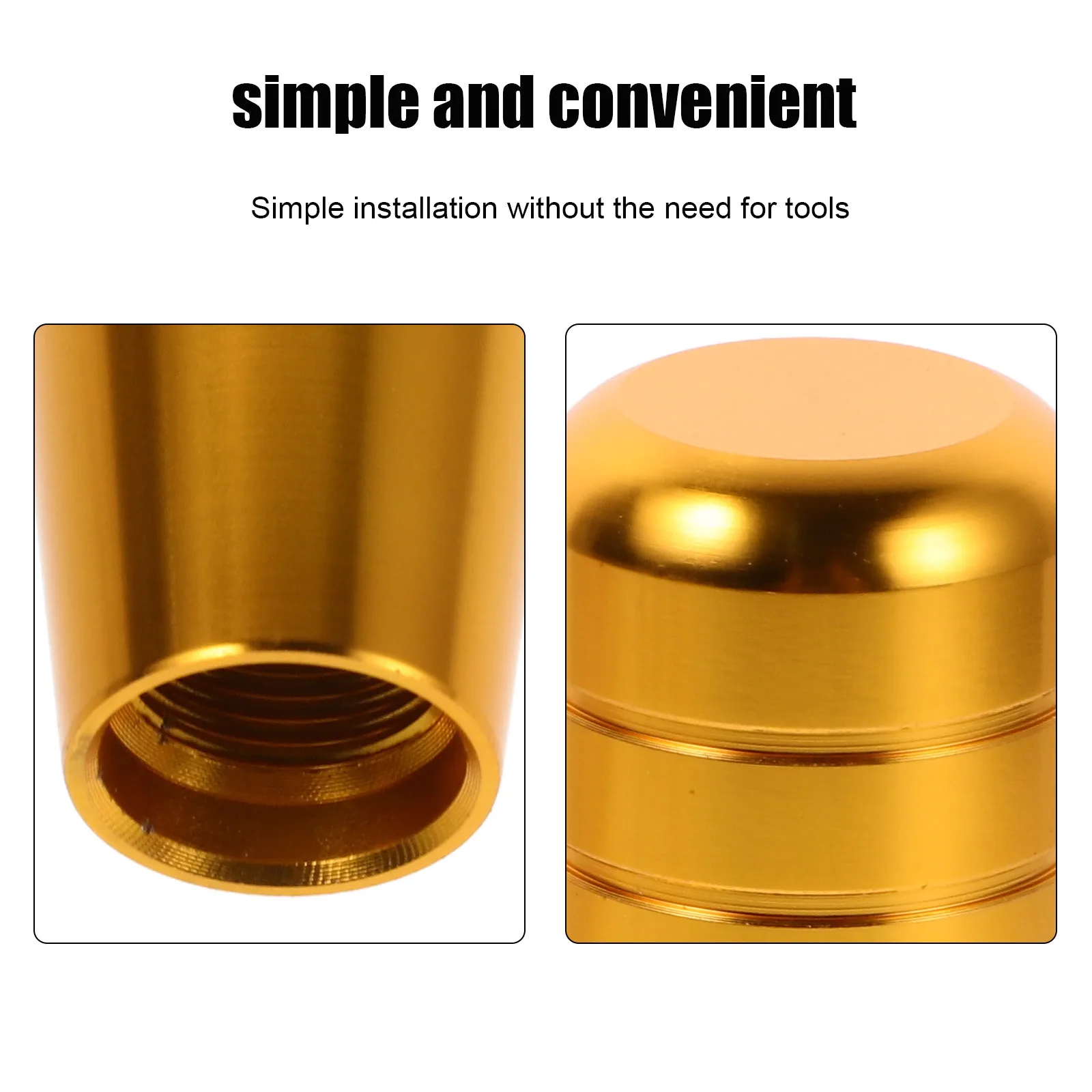 

Universal Shift Knob Extended Aluminum Alloy Racing Style Shifter for Automatic Manual Vehicle Comfort Grip