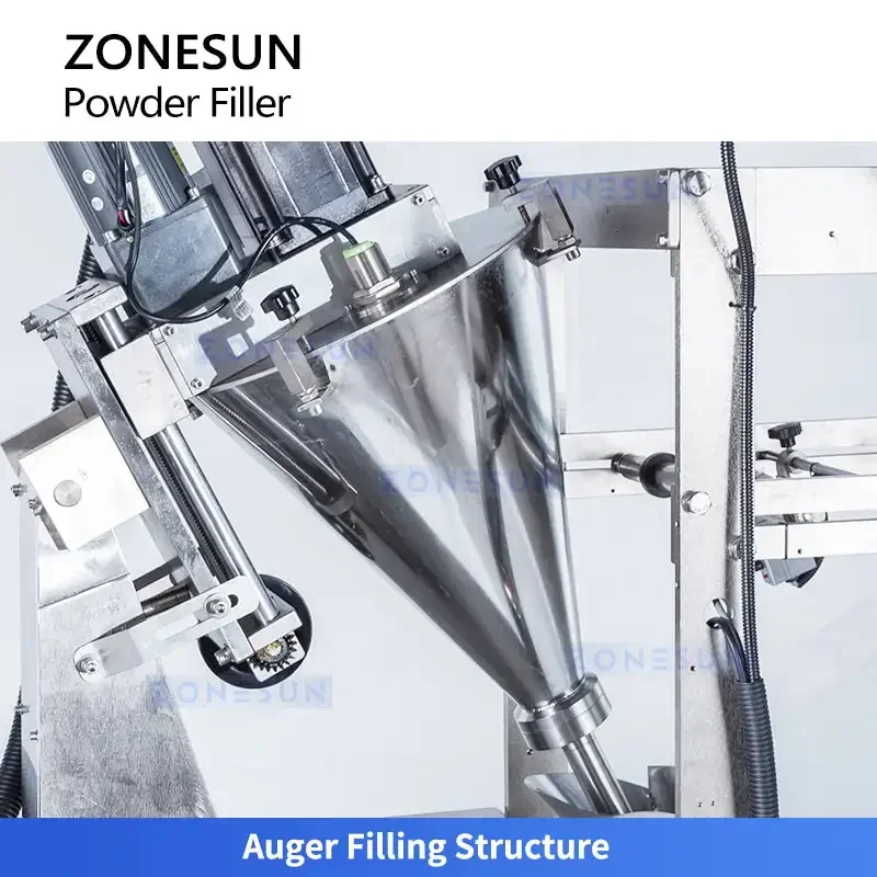ZONESUN ZS-FM380 Automatic Powder Auger Filling Machine Stick Sachet Packing Machine for Coffee Milk Powder Flour Packaging