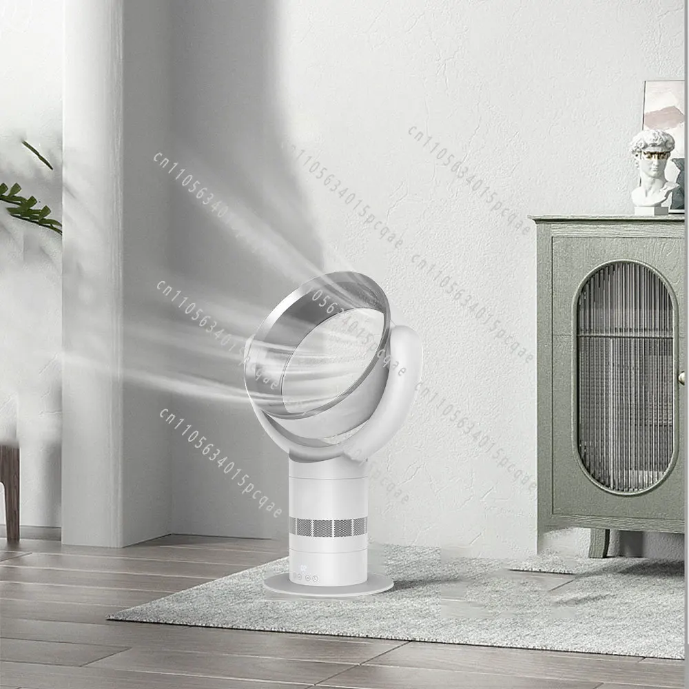 23-Inch Bladeless Electric Desktop Fan with Touch Control, 10-speed Wind, Suitable for Home and Hotel Use