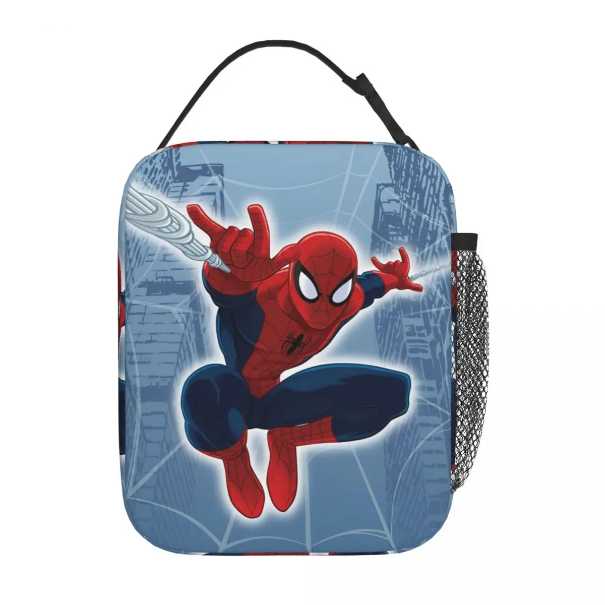 

Spider Man Jump Retro Comic Insulated Lunch Bag Leakproof Meal Container Cooler Bag Tote Lunch Box College Bento Pouch