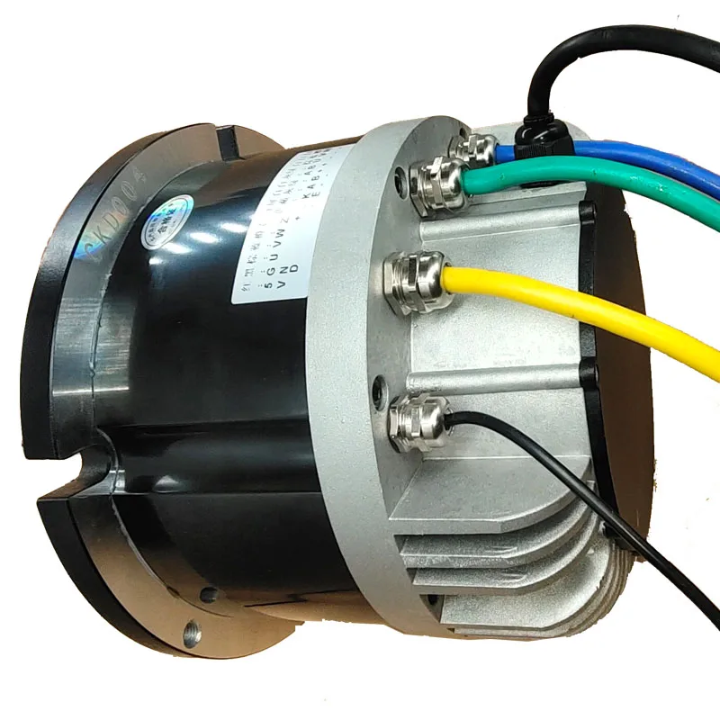 Low voltage high torque BLDC servo motor parameters  48V 4KW 25.5N.m 1500RPM Marine Motor Heavy AGV Vehicle Golf Battery Cart