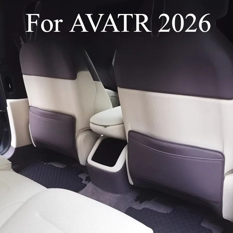 Seat Anti-Kick Pad for AVATR 12 2026 – Rear Armrest Box Foot Back Protection Mat, Automobile Accessories
