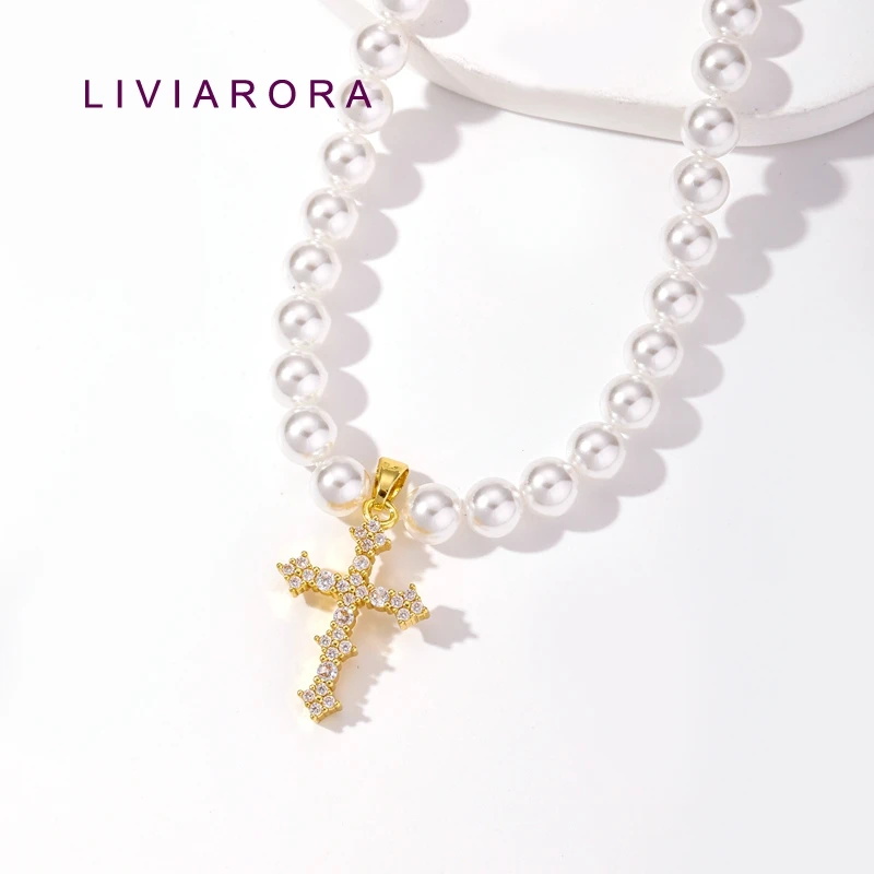 1/2/4Pcs 18K Gold Plated Brass Cross Pendant Charms,Inlaid Zircon Religious Jewelry Charms For Necklace Making Accessories