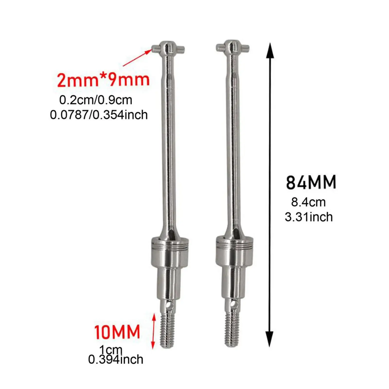16101Pro/16102Pro/16103Pro/16201Pro 모델용 1/16 RC 자동차 드라이브 샤프트