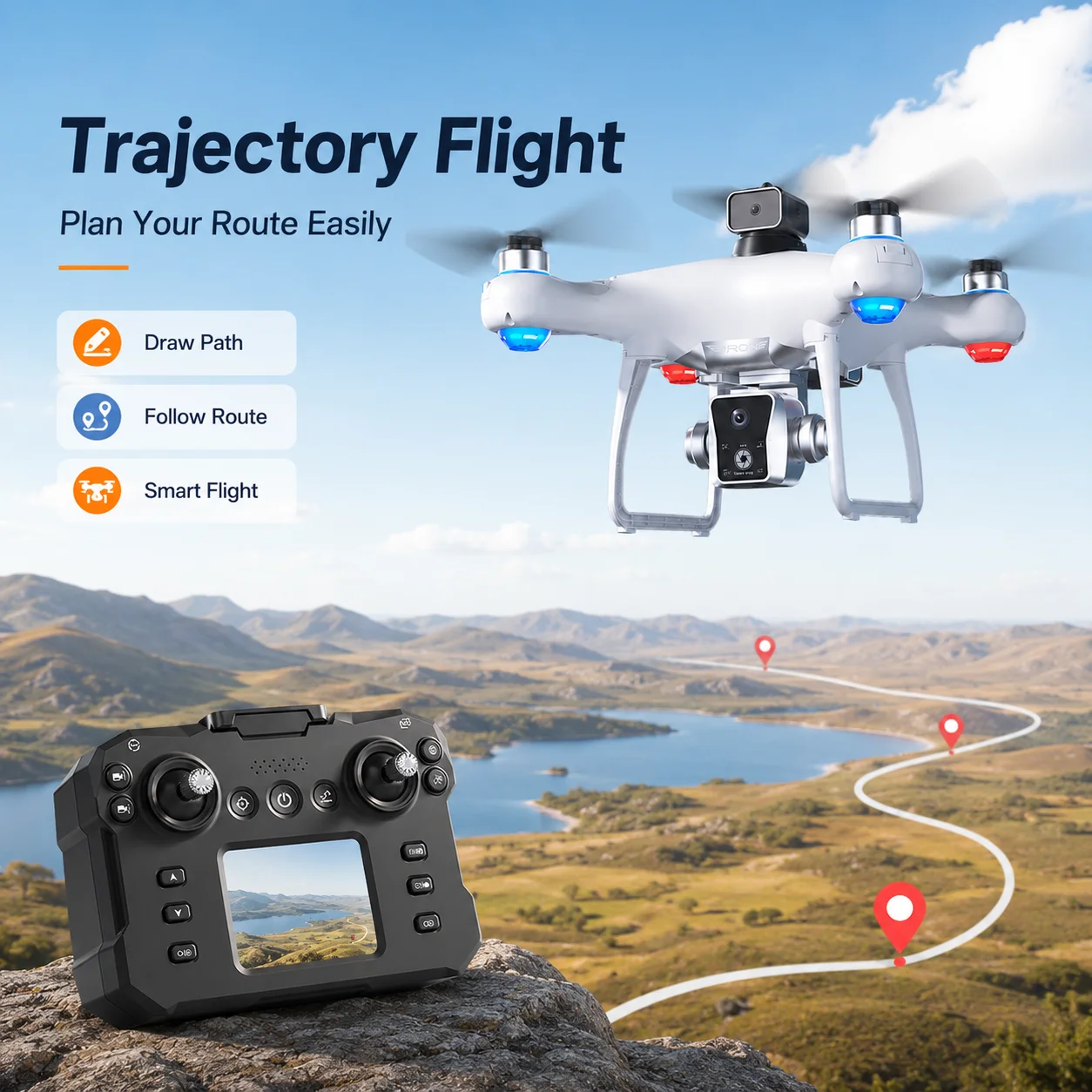 Квадрокоптер ZNLYRION KY102 с  – обзор и цена Drone Ky102 Rc
