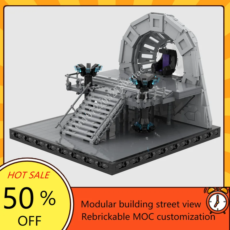 

1582PCS The Emperor's Throne Room Space War Weapon MOC SpaceShip Battle Model Building Block DIY Education Assembly Model Gift