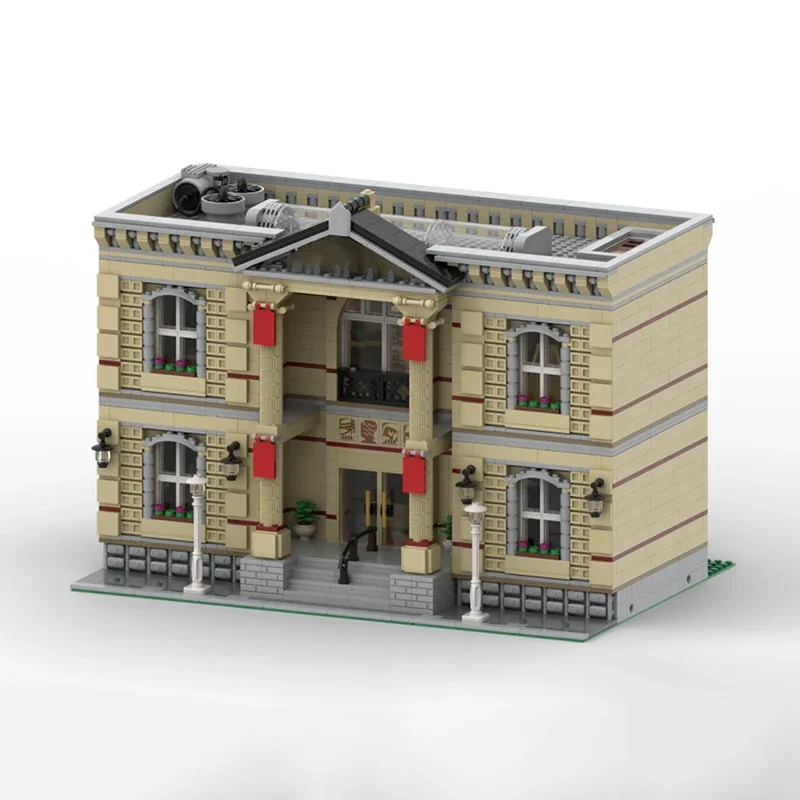 Moc ビルディングブロック グレートモジュラーミュージアム テクノロジーモジュラーブリックモデル ギフト クリスマスおもちゃ DIY セット 組み立て