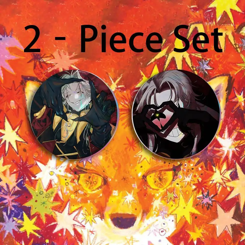 F-Freak P-Pierrots Button Pin Single Pack Anime Merch for Ita Bags Badge Collectible Buttons