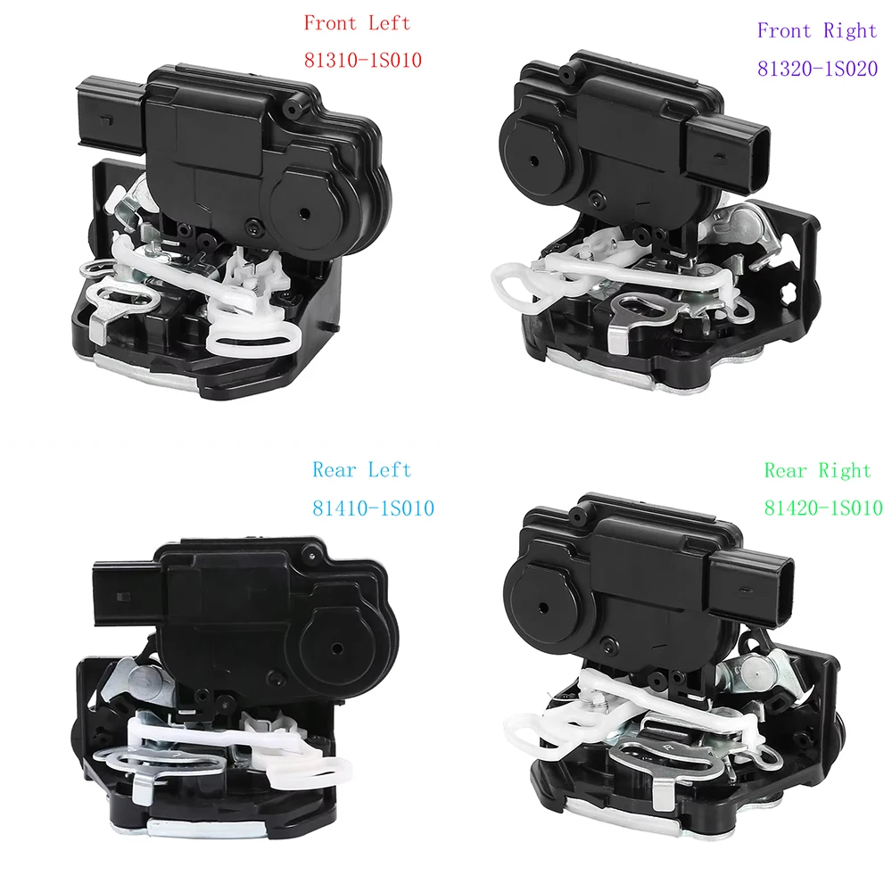 Front Rear Left Right Door Lock Latch Actuator Fits for HYUNDAI HB20 2012-2019 81310-1S010 81320-1S020 81410-1S010 81420-1S010