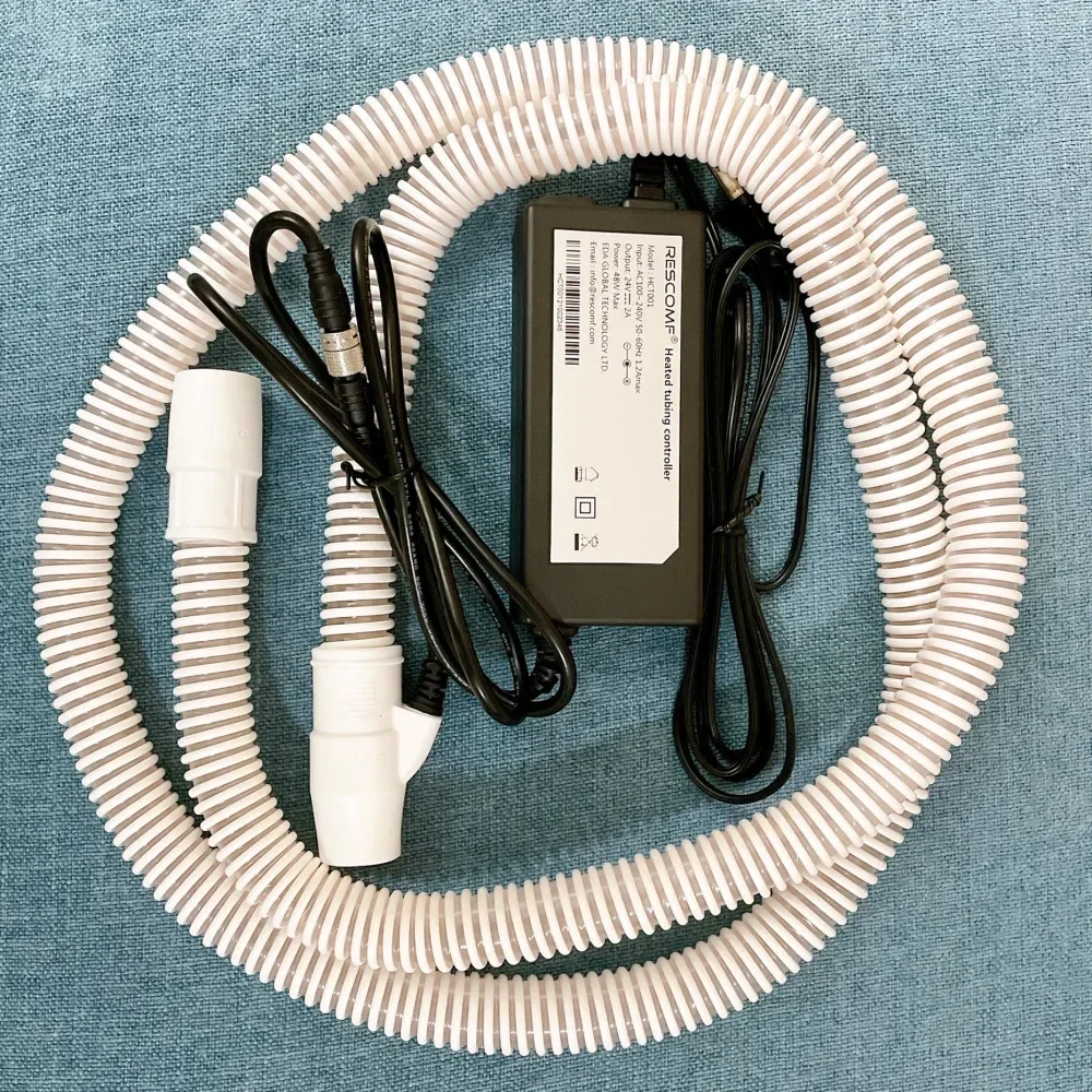 Universal CPAP Heated Tubing 180cm Long 19cm Inner Diameter for Winter Use Compatible with ResMed Philips And Other Ventilators