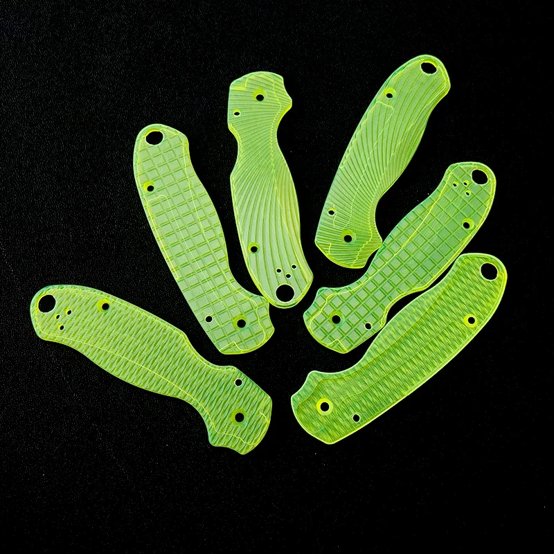 

Custom acrylic Scales for Spyderco Para 3 Knife acrylic Scales C223 Handles
