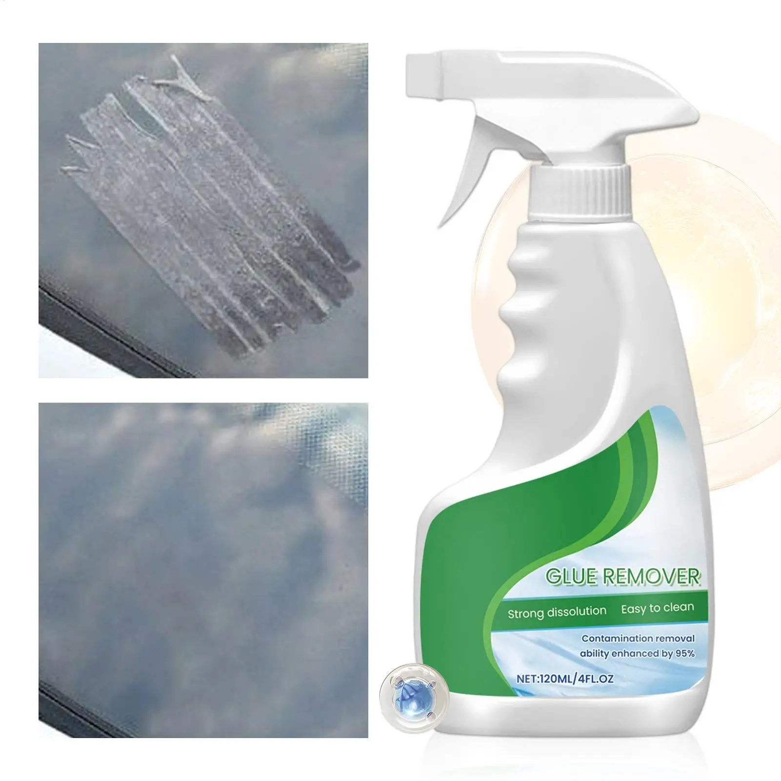 

Мощный спрей-очиститель для удаления клея и липких следов, 120 мл, быстро удаляет остатки клея, очиститель для стекла и этикеток