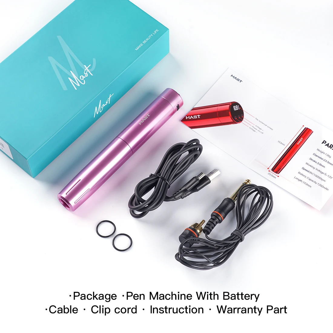 MAST Y22 アートメイクマシン マストツアー Y22 ワイヤレスアートメイクタトゥーペン - AliExpress 1420