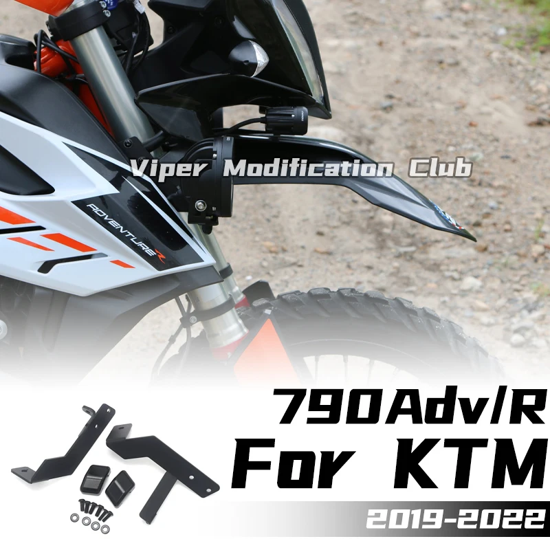 

For KTM 790/890adventure r modified Fog Lamp Auxiliary lamp bracket Spotlight bracket 2018 2019 2020 2021 2022 2023