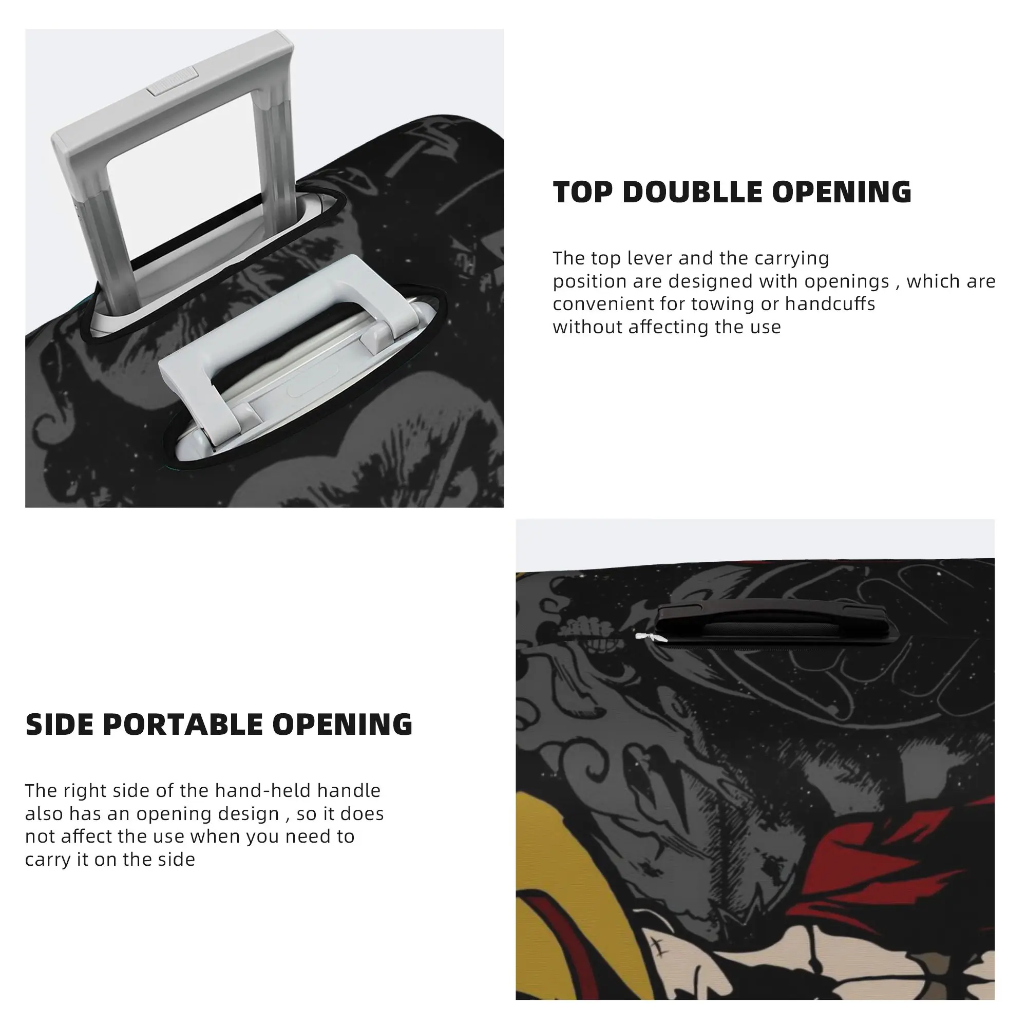 Custom Anime Travel Luggage Cover Gift