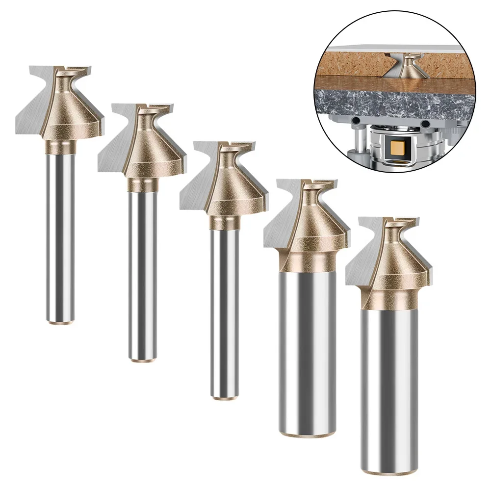 

1pc R8 Arcs Bending Integrated Milling Cutter 1/4'' 1/2'' 8MM 6MM 12MM Shank Router Drill Bit For Smooth Router Bits Seamless