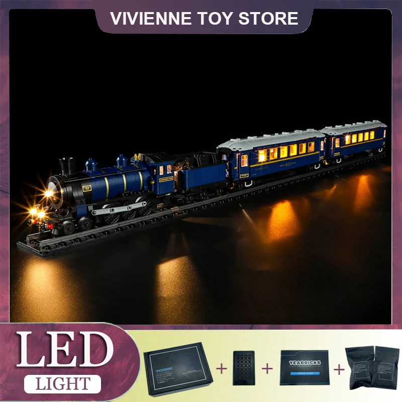 

DIY LED Light Kit For LEGO 21344 The Orient Express Train (Only LED Light,Without Blocks Model)