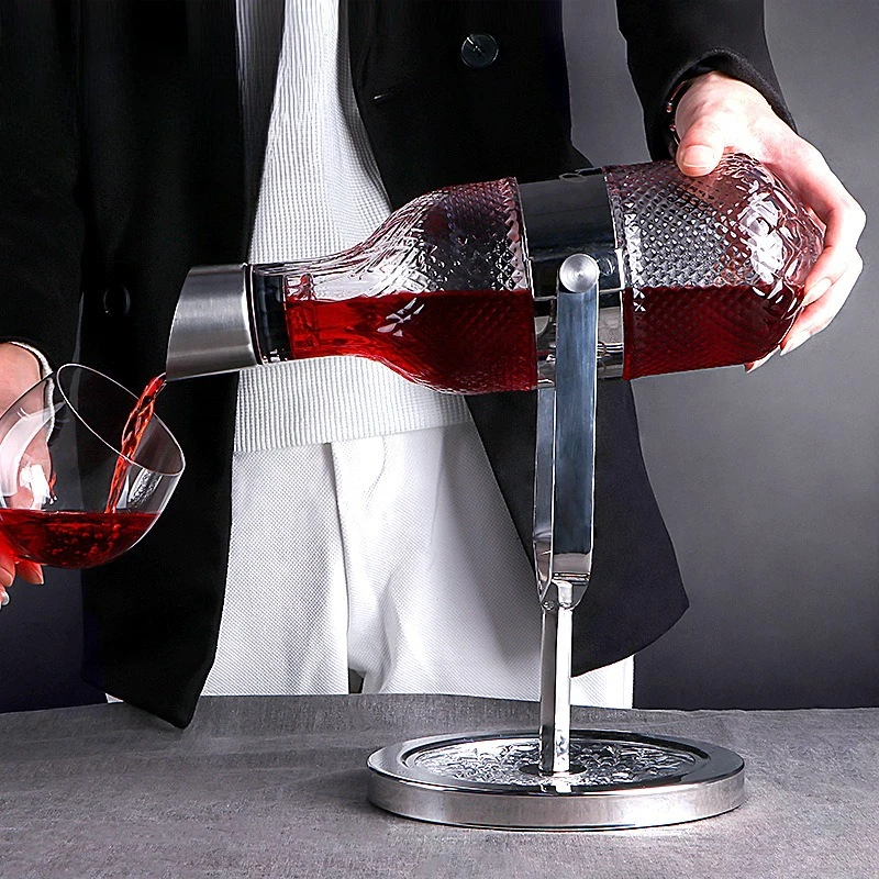 Decanter, creative European swing red wine quick decanter crystal glass jug wine set