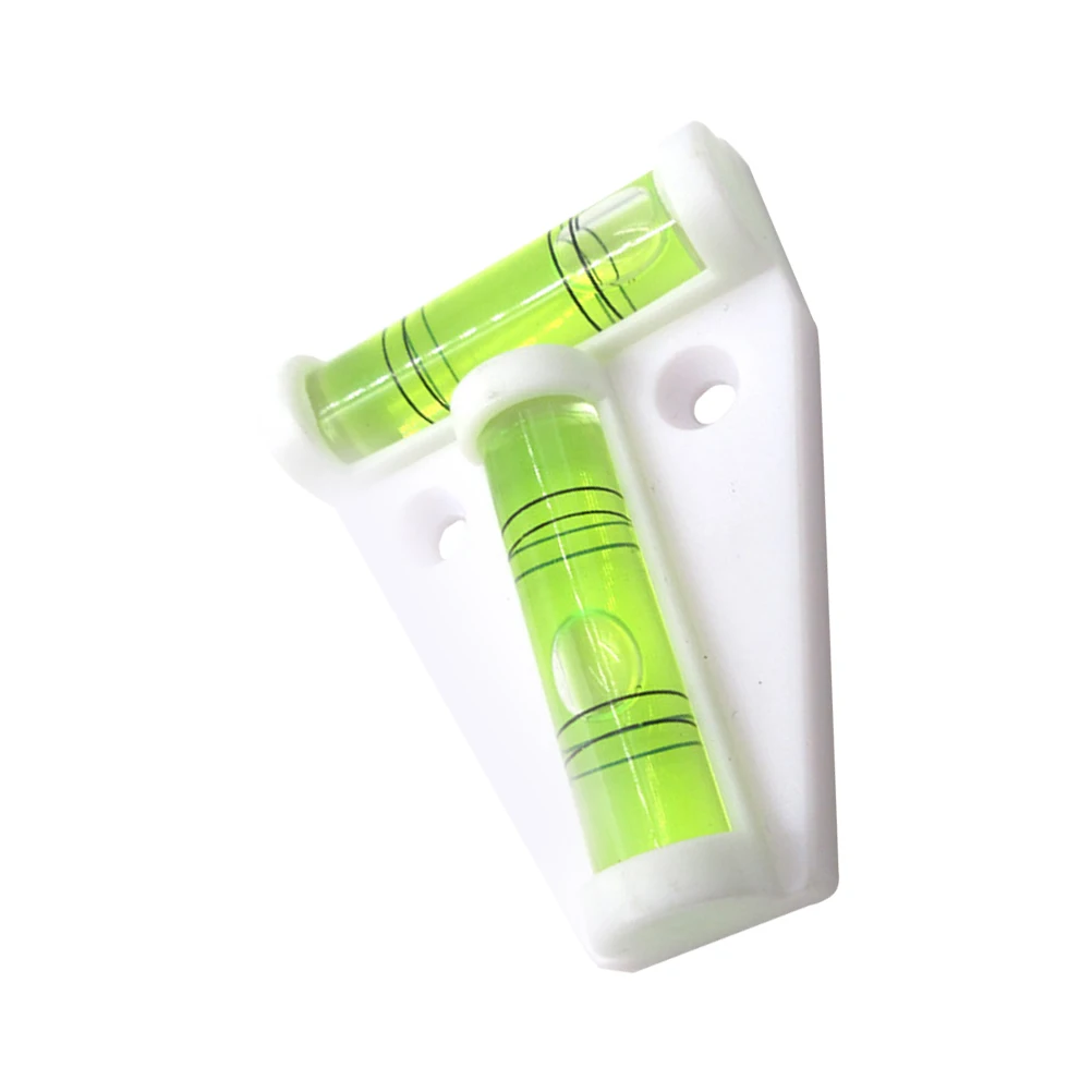 

T Shape Spirit Level Mini Bubble Horizontal Measuring Tool ABS Magnetic Portable Shatterproof Waterproof PMMA Material