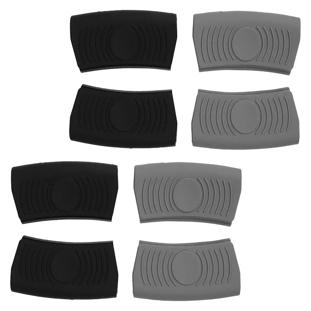 8Pcs Silicone Pot Handle Covers Heat Insulating Thickened Non-Slip Grip for Frying Pan Skillet Cookware Kitchen Pot Holders
