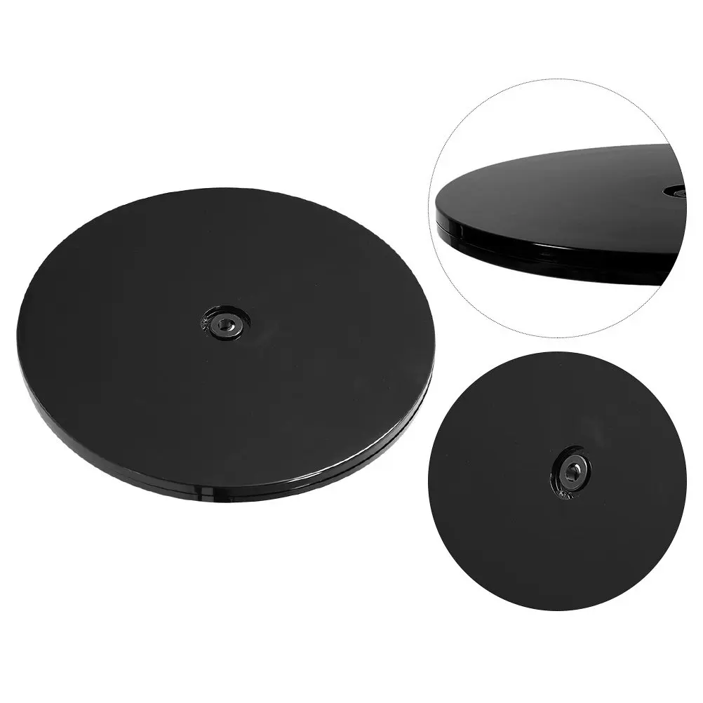 Plastic Cake Turntable 360 Degree Rotating Display Stand Rotating Cake Decorating Platform Turntable Food Storage Trays