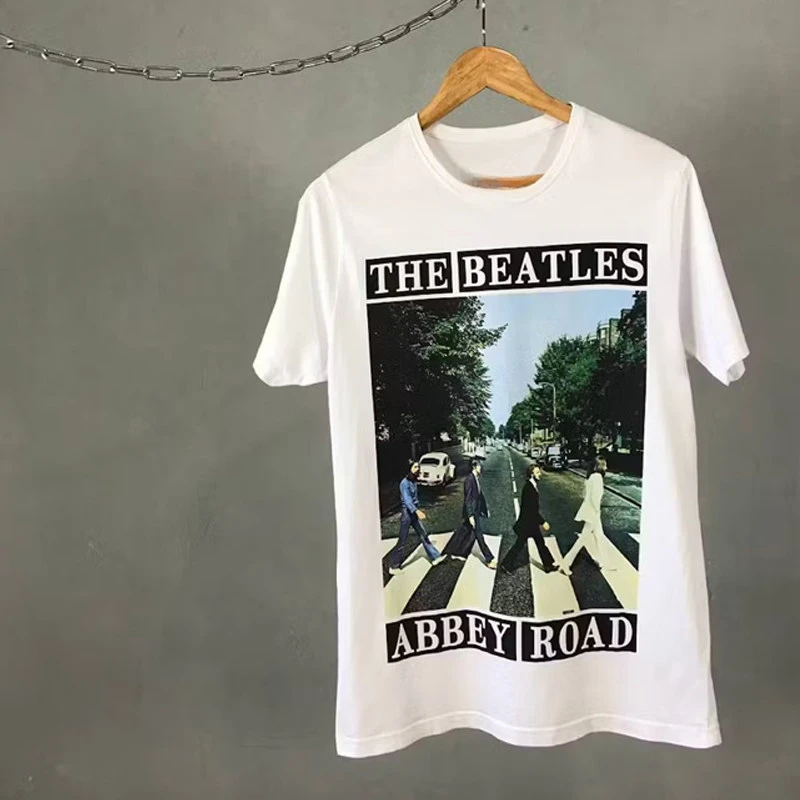 Best Summer The Beatles - Vintage Rock American Retro Oversized Printed T-Shirt