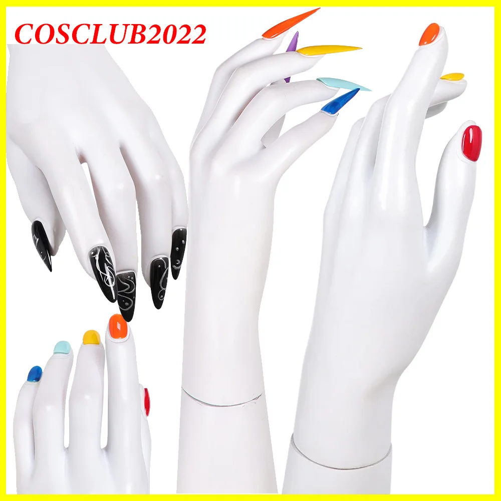 

Zoey Rumi Mira Cosplay Nail Art Demon Cartoon TV Hunters Roleplay KPop Fake Nails Halloween Costume Accessories Women Girls