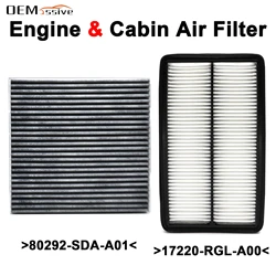 80292-SDA-A01 Combo Set Engine Cabin Pollen Air Filter For Honda Pilot 2009-2015 Odyssey 2005 2006-2010 Acura MDX 2007 2008 2009