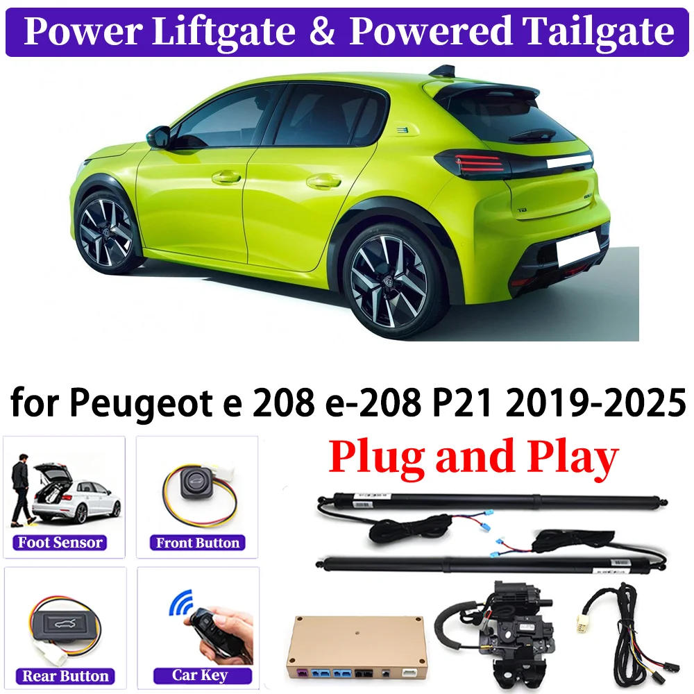 

for Peugeot e 208 e-208 P21 2019-2025 OEM Car Automatic Power Liftgate Kit Smart Auto Electric Tailgate System Strut Opener