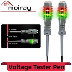 Caneta portátil testador de tensão portátil, Chave de fenda elétrica Teste Lápis Zero Linha Indução Power Detector, Ferramentas testador de voltímetro