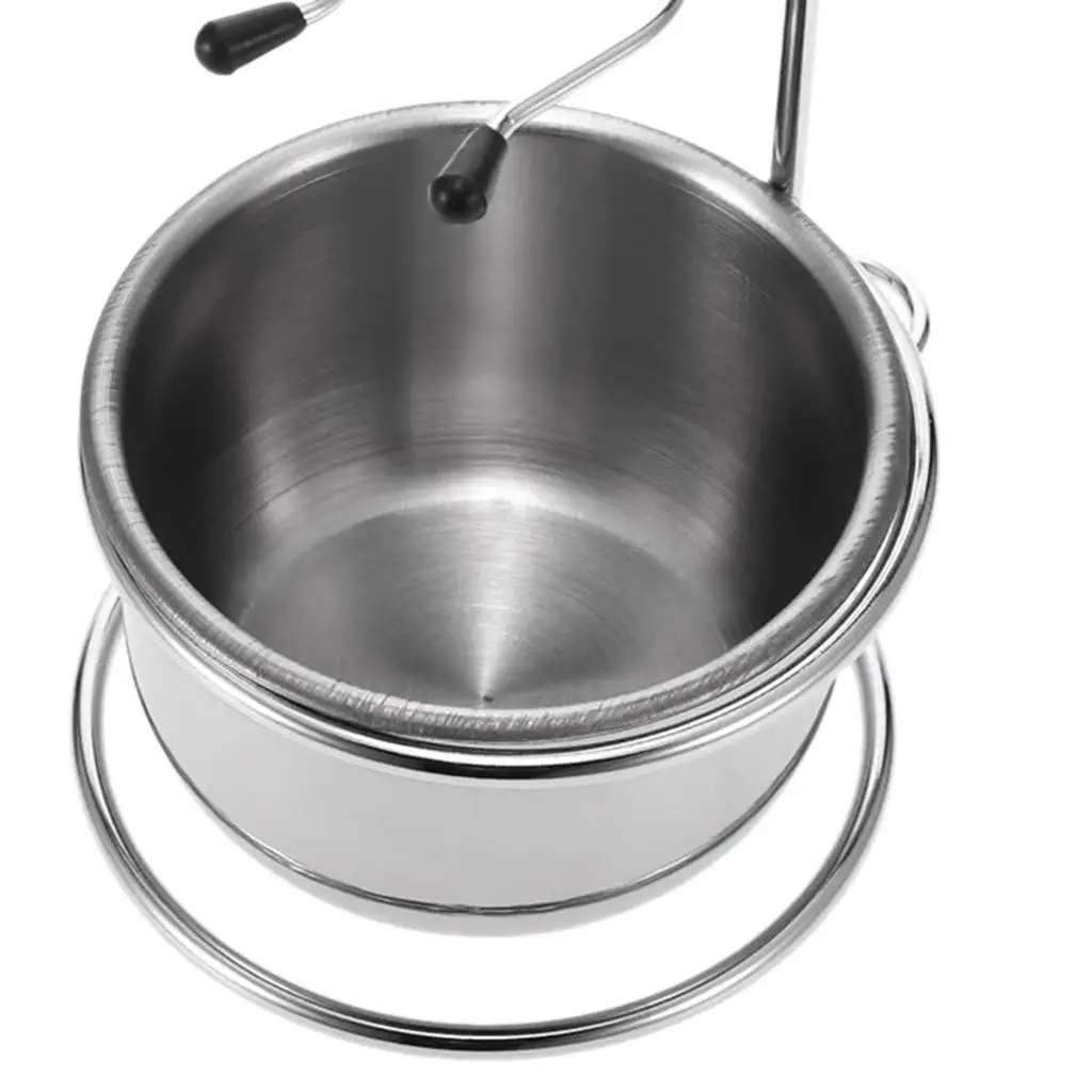 Ciotola da barba in metallo + supporto per rasoio / porta pennelli da barba - Kit