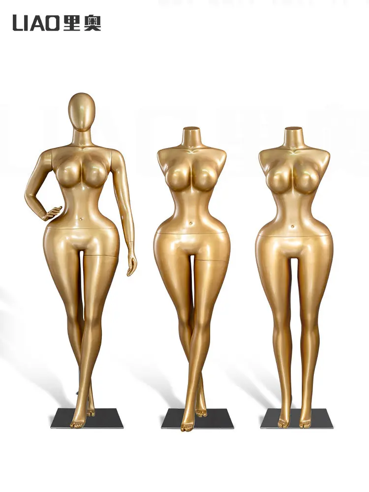 New foreign trade extra-large size fiberglass mannequin with a slender waist, large bust, and large hips, designed for