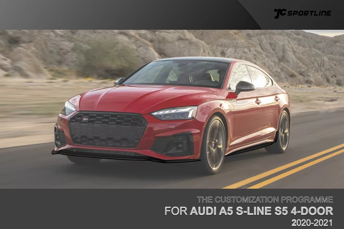 

Модные обновленные комплекты кузова из сухого углерода для Audi A5 S LINE S5 Sportback Hatchback 4-дверные 2020-2021 гг.