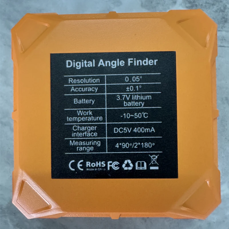 Multifunctional 4 * 90 ° 0.2 ° MagneticS Angle Meter Digital Protractor Digital Inclinometer Digital Goniometer
