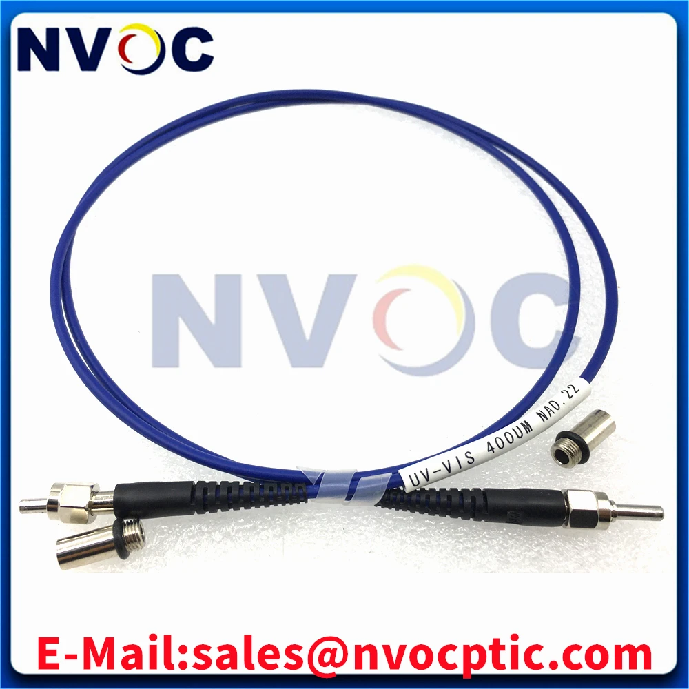 uv-vis-sma905-sma-400um-600um-silice-metallo-esagono-e-ghiera-rotonda-mm-sx-quarzo-30mm-cavo-patch-in-fibra-ottica-corazzata