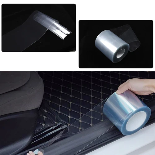 Película protectora de coche, pegatina impermeable de piel antiarañazos para Passat B5, almohadilla de mango, escape de humo de coche, Ppf, borde de puerta, película de coche
