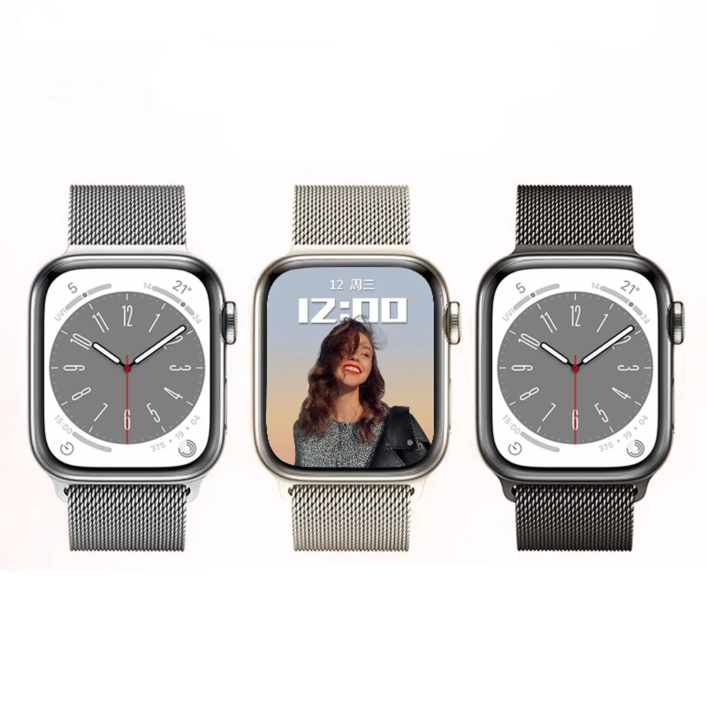 Correa para correas de Apple Watch 10 9 7 se 5 6 8 46mm 42mm 44mm 45mm 40mm 41mm correa de bucle magnético pulsera iWatch Ultra 2 49mm