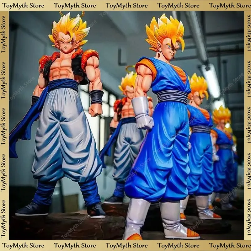 

Аниме Dragon Ball Vegetto Модель Gogeta Фигурка Jt Статуя с основанием Super Saiyan Фигурки Коллекция игрушек Рождественские подарки