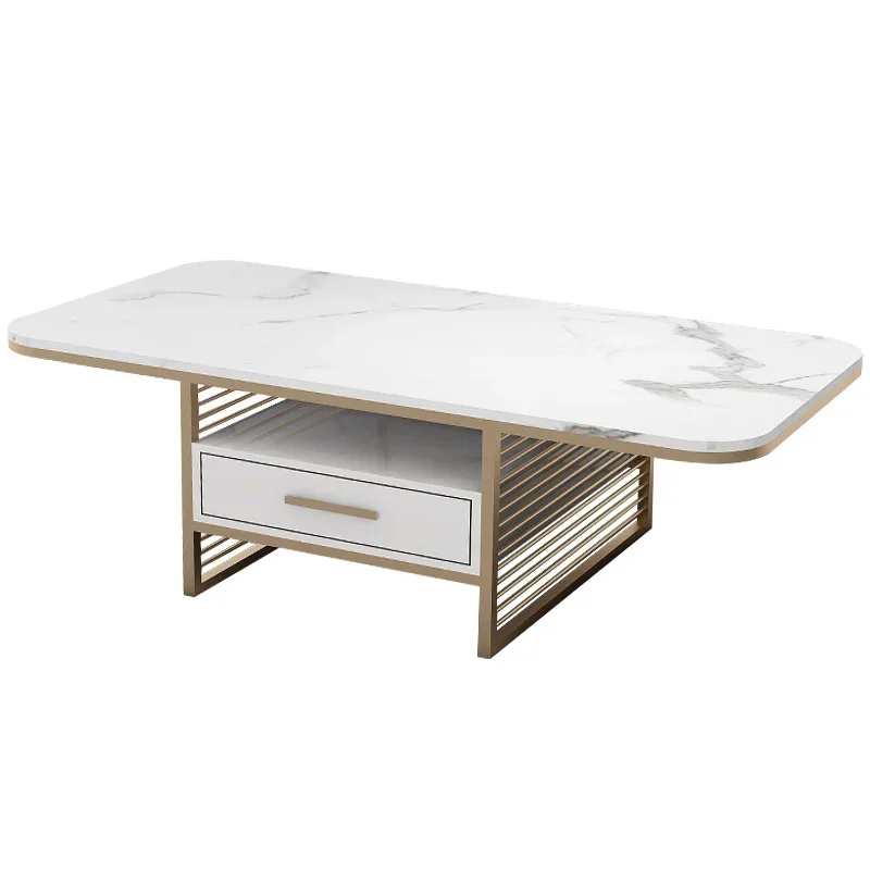 Nordic multi-functional coffee table dining table, marble simple modern creative TV cabinet combination