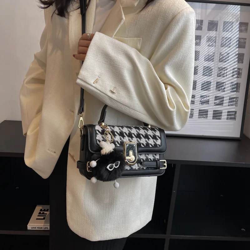 Women bag  2022 New Rhombus Female Bag  Plaid Bag Korean Fashion Designer Luxury Shoulder Slung Small Square Bag