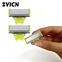 Cabezal de repuesto para afeitadora MLG: recortadora de cuerpo completo unisex, cuchilla en T, lavable, adecuada para barbas y axilas